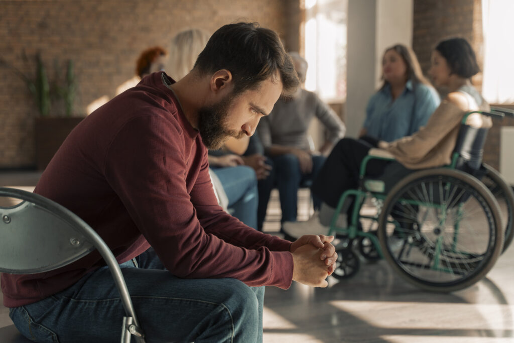 psychological therapy support group meeting