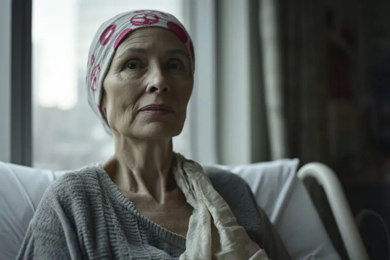 world cancer day awareness with patient